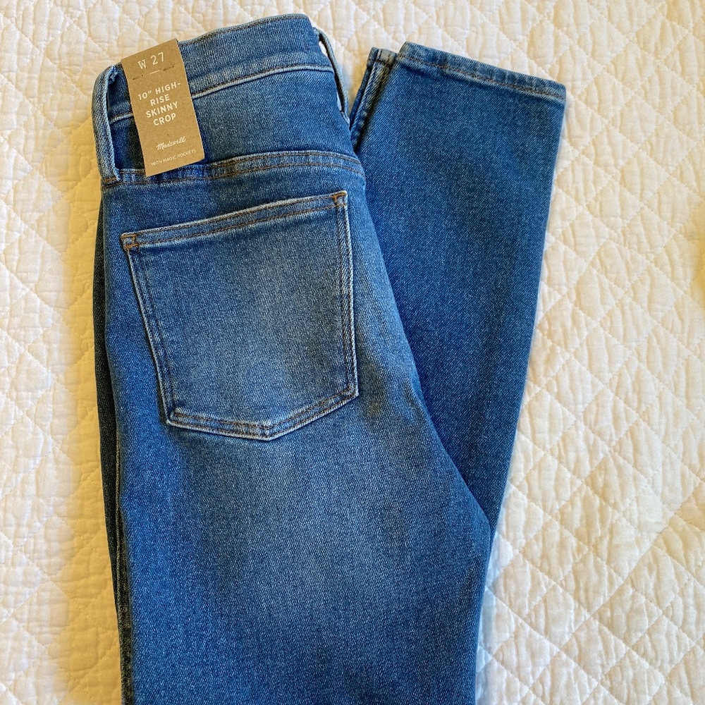 Madewell  10” High Rise Skinny Crop Jeans